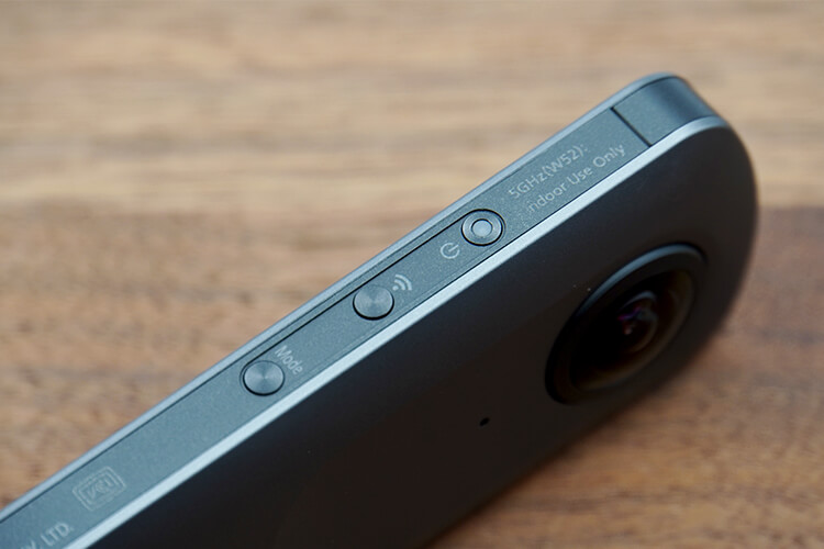 リコー シータ Vの操作ボタン