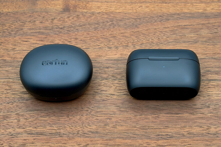 EarFun Air Pro 2とEarFun free 2のサイズ比較