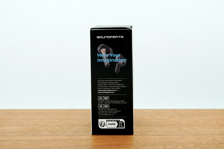 SOUNDPEATS Capsule3 Proのパッケージ　横