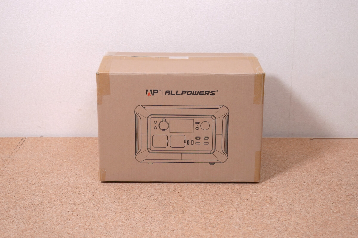 ALLPOWERS R600の梱包　正面