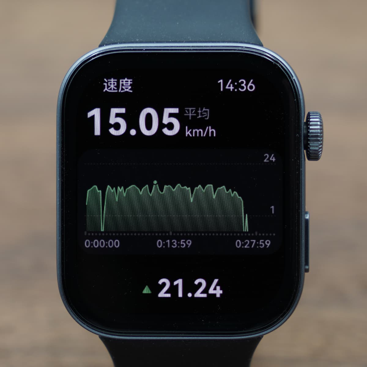 HUAWEI WATCH FIT 3のワークアウト画面