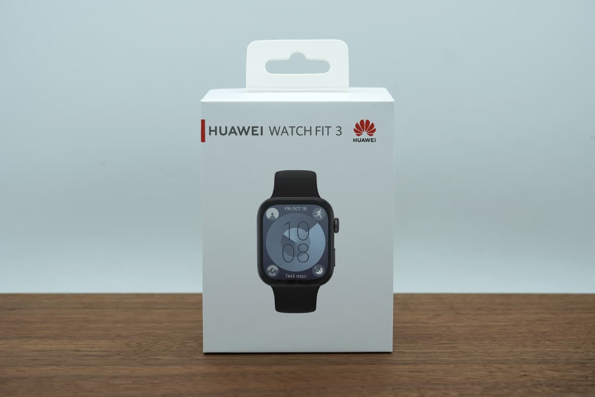 HUAWEI WATCH FIT 3のパッケージ　正面