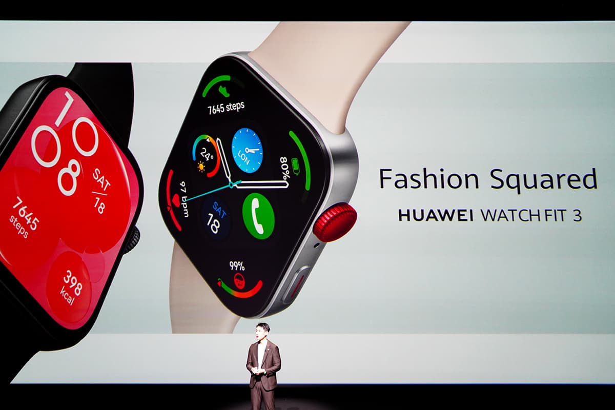 HUAWEI WATCH FIT 3の新製品発表会　会場写真