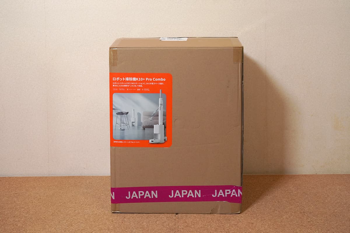 SwitchBot ロボット掃除機 K10＋Pro Comboの梱包