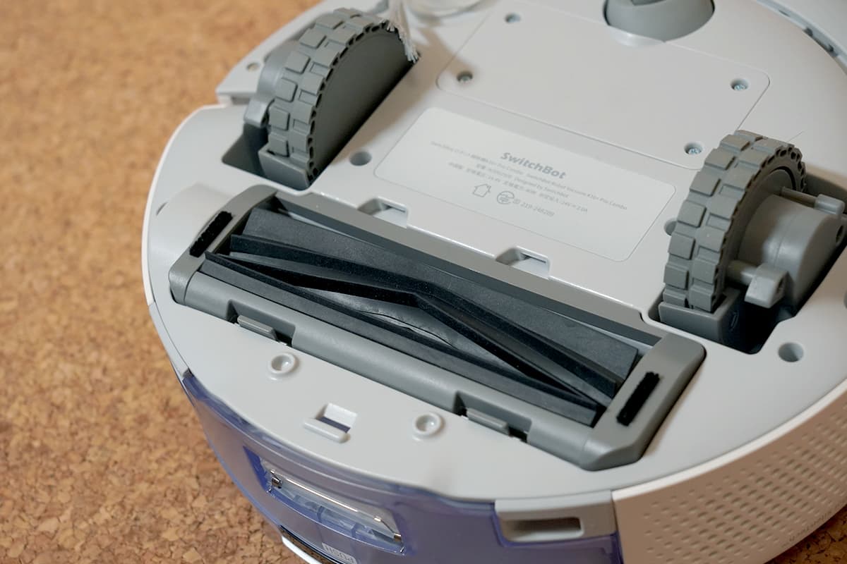 SwitchBot ロボット掃除機 K10＋Pro Comboのロボット掃除機に水拭きブラケットを取り付ける前