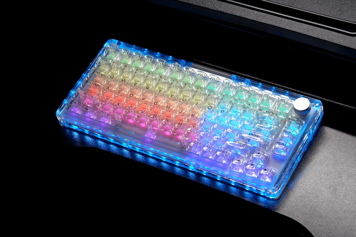 使用感レビュー】KiiBOOM Phantom 81 V3はバックライトの光が
