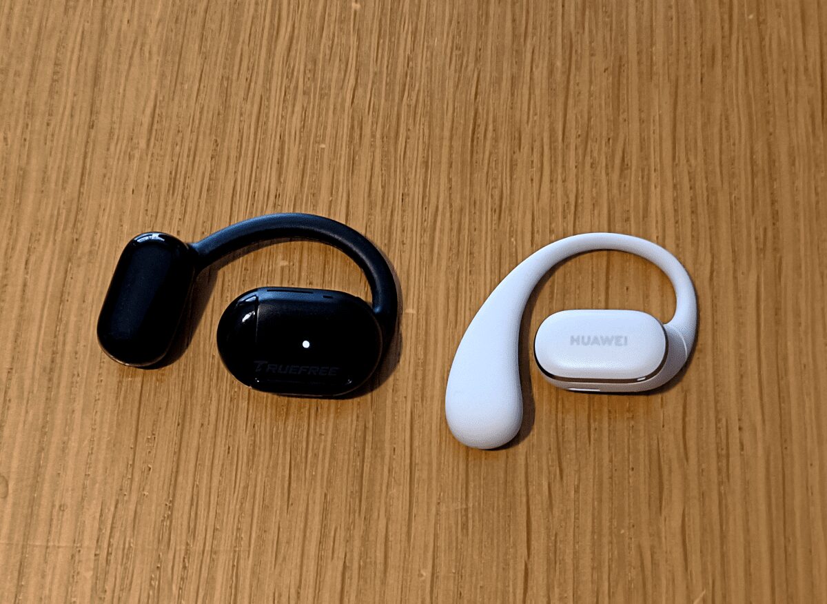 HUAWEI FreeArcとTRUEFREE01とのイヤホン比較　引き