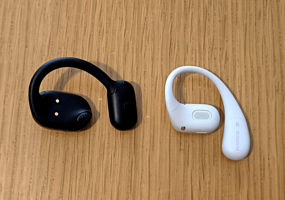HUAWEI FreeArcとTRUEFREE01とのイヤホン比較　裏側部分引き　
