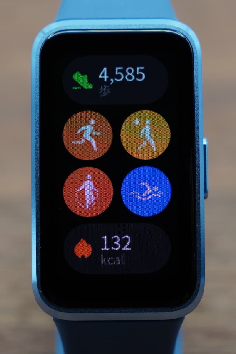HUAWEI Band 10のホーム画面