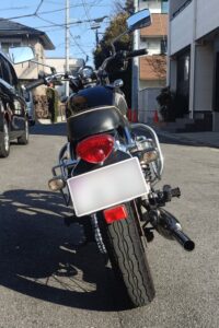 カチエックスで査定依頼するエストレヤRSの写真　後ろ